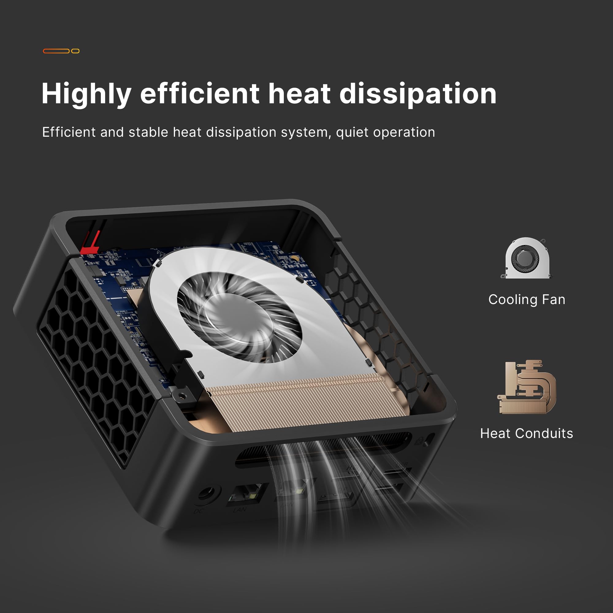 Amazon.co.jp: BOSGAME P4 ミニPC Ryzen 7 5700U 小型PC 32GB DDR4